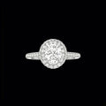The Serenade Pear Three-Stone Ring | 18K Solid Gold 1-Carat Pear-Shaped Lab Diamond Engagement Ring with Tapered Baguette Side Diamonds